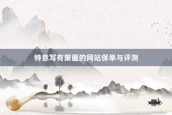 特意写有策画的网站保举与评测
